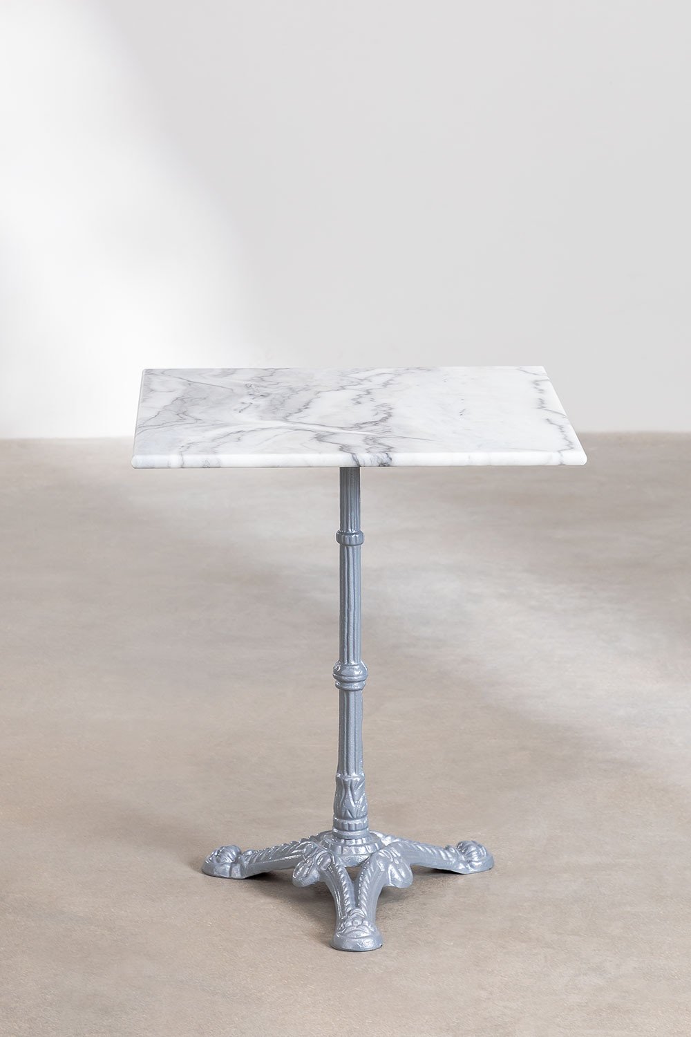 Table de Bar Carrée en Marbre Moka, image de la galerie 2