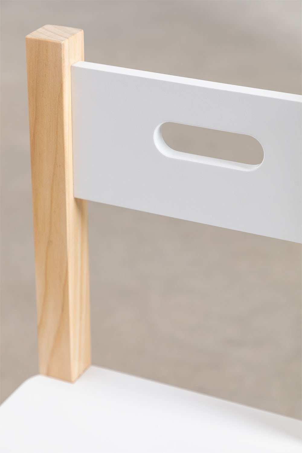 Set table ardoise avec rangement et 2 chaises en MDF et bois de pin Belfy Kids, image de la galerie 12