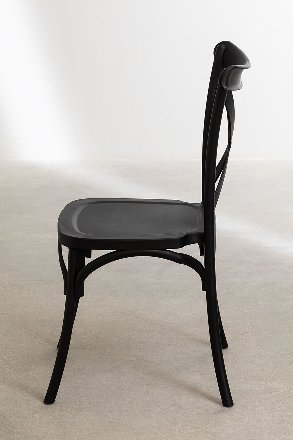 Pack de 2 chaises de jardin empilables en polypropylène Otax, image de la galerie 3