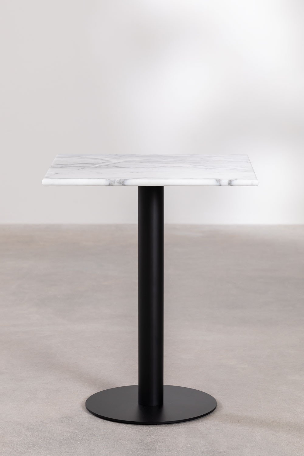 Table de Bar Carrée en Marbre Rocher, image de la galerie 2