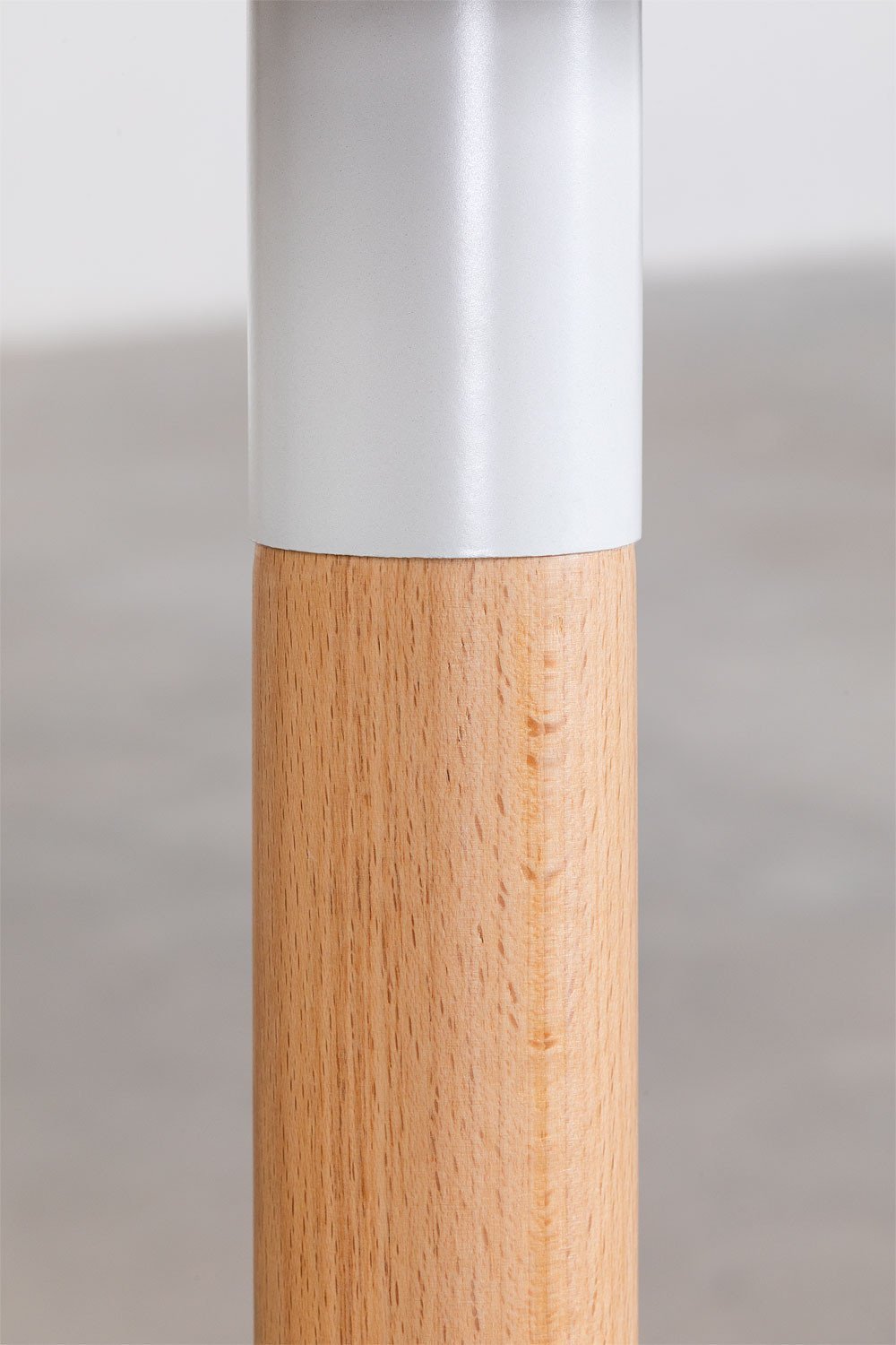 Table de cuisine carrée 80x80 cm en bois de hêtre et MDF Royal, image de la galerie 5