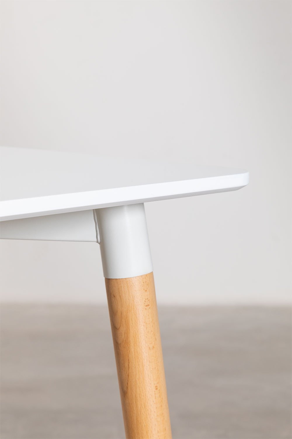 Table à Manger Rectangulaire en Bois de Hêtre et MDF (120x80 cm) Royal, image de la galerie 5