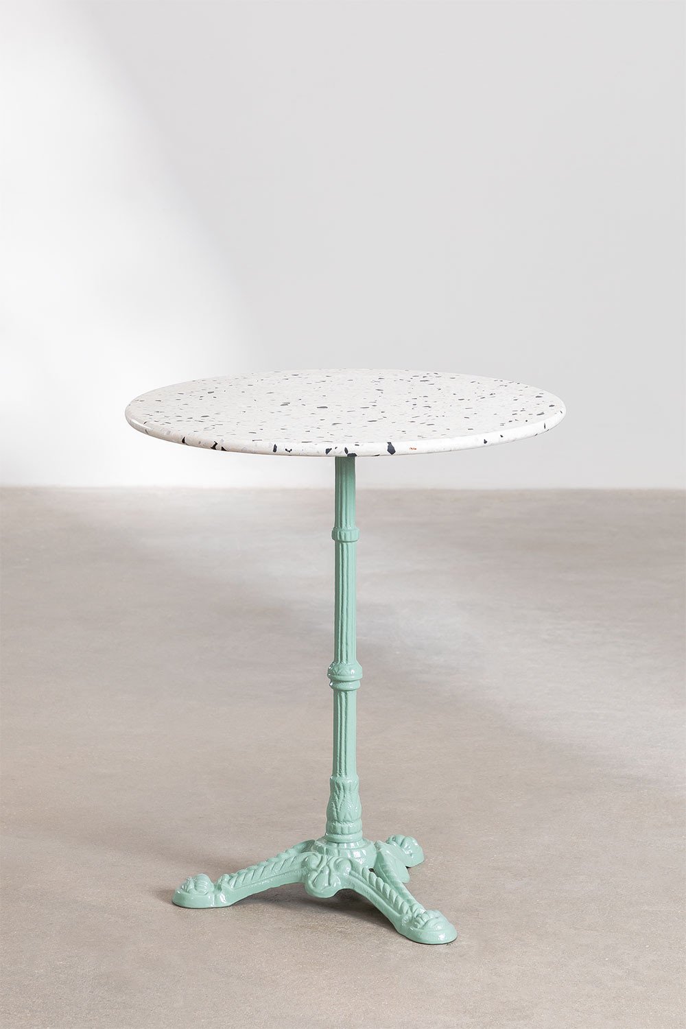 Table de Bar Ronde en Terrazo (Ø60 cm) Volutto, image de la galerie 2