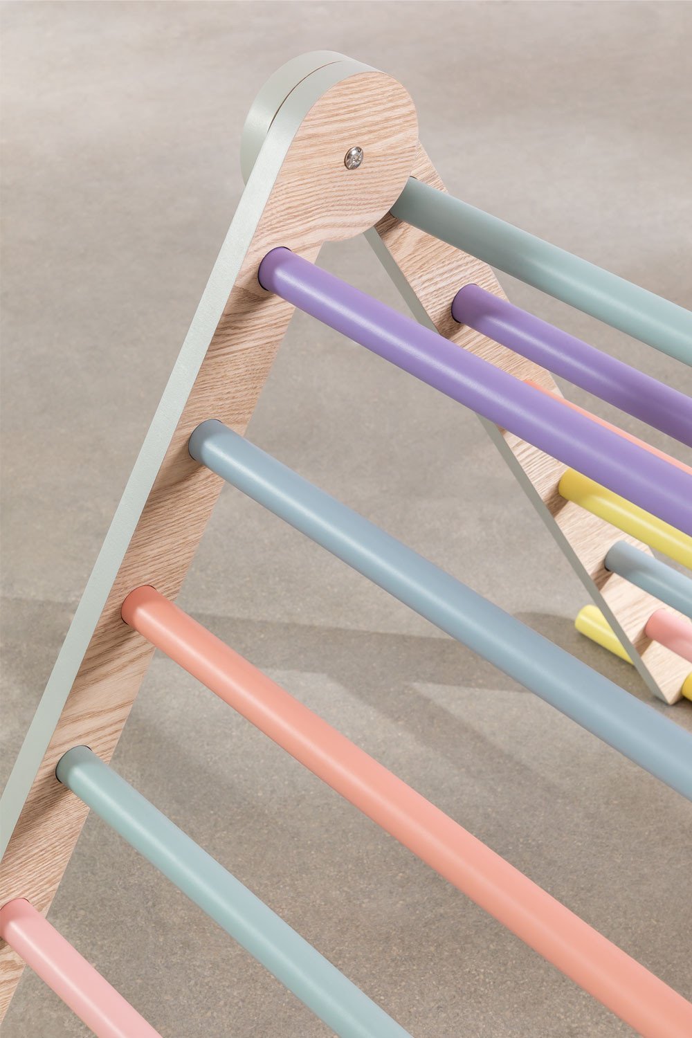 Triangle d'apprentissage en bois Pyqer Colors Kids, image de la galerie 4