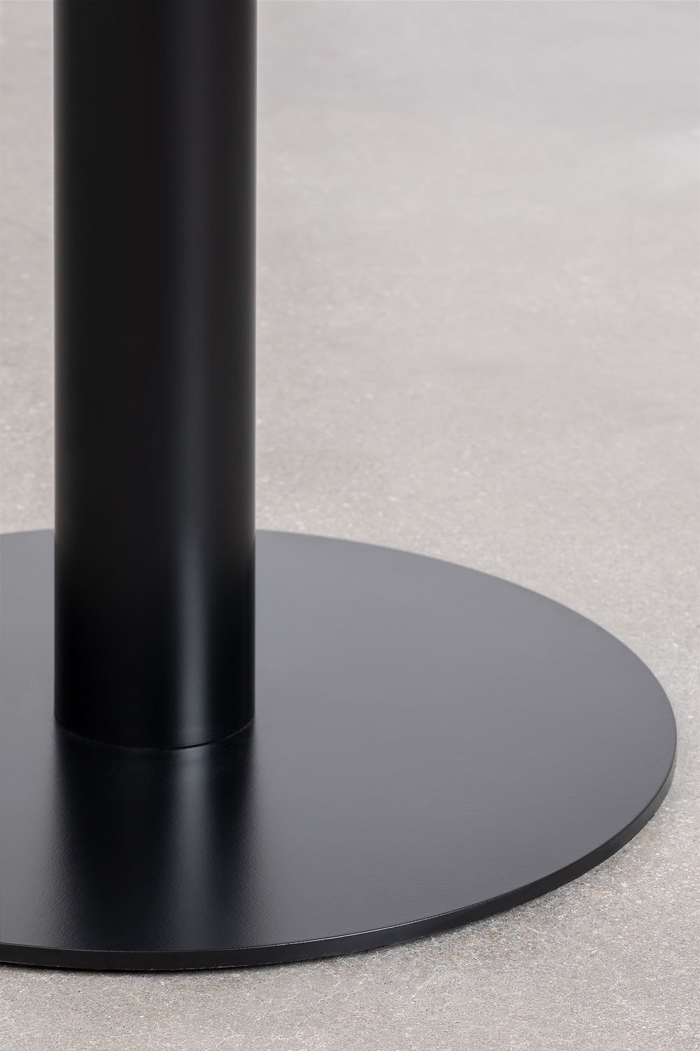 Table de Bar Ronde en Grès (Ø60 cm) Amaretto, image de la galerie 4