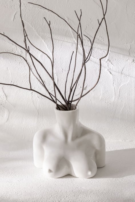 Vase en Céramique Aleska - Blanc