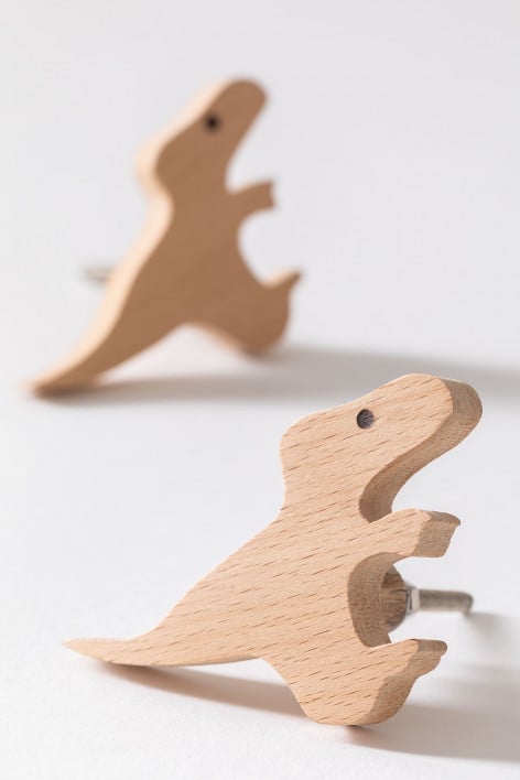 Lot de 2 Poignées en Bois de Hêtre Diagudo Kids