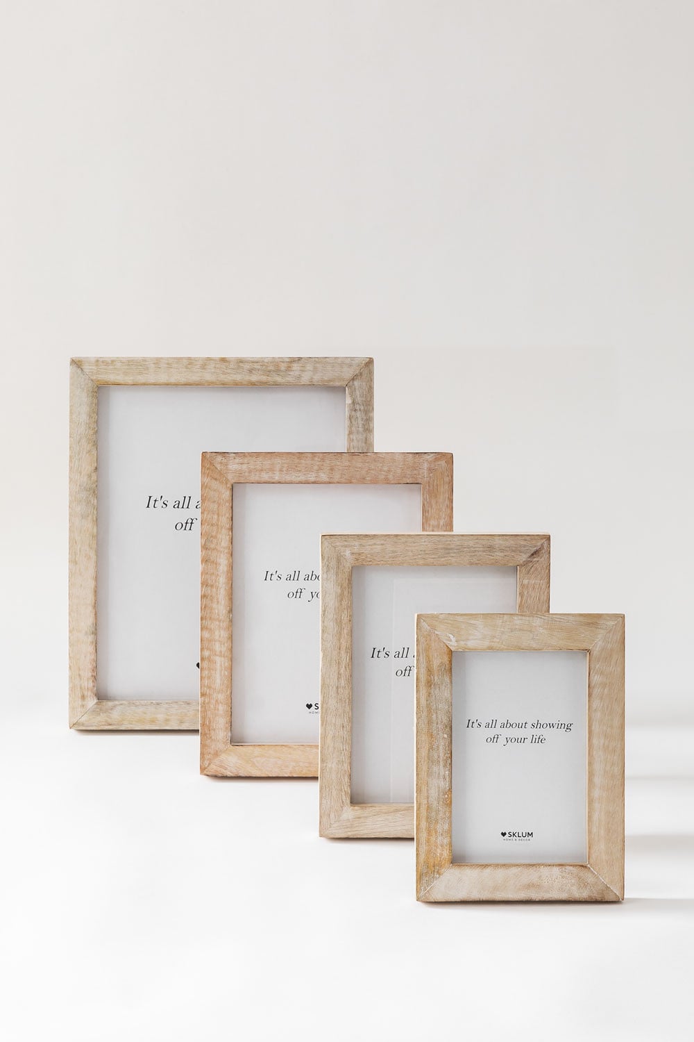 Cadre Photo En Bois 40x50 Cm - Pour Toiles, Affiches, Design élégant, Facile à Monter, Prêt à Accrocher