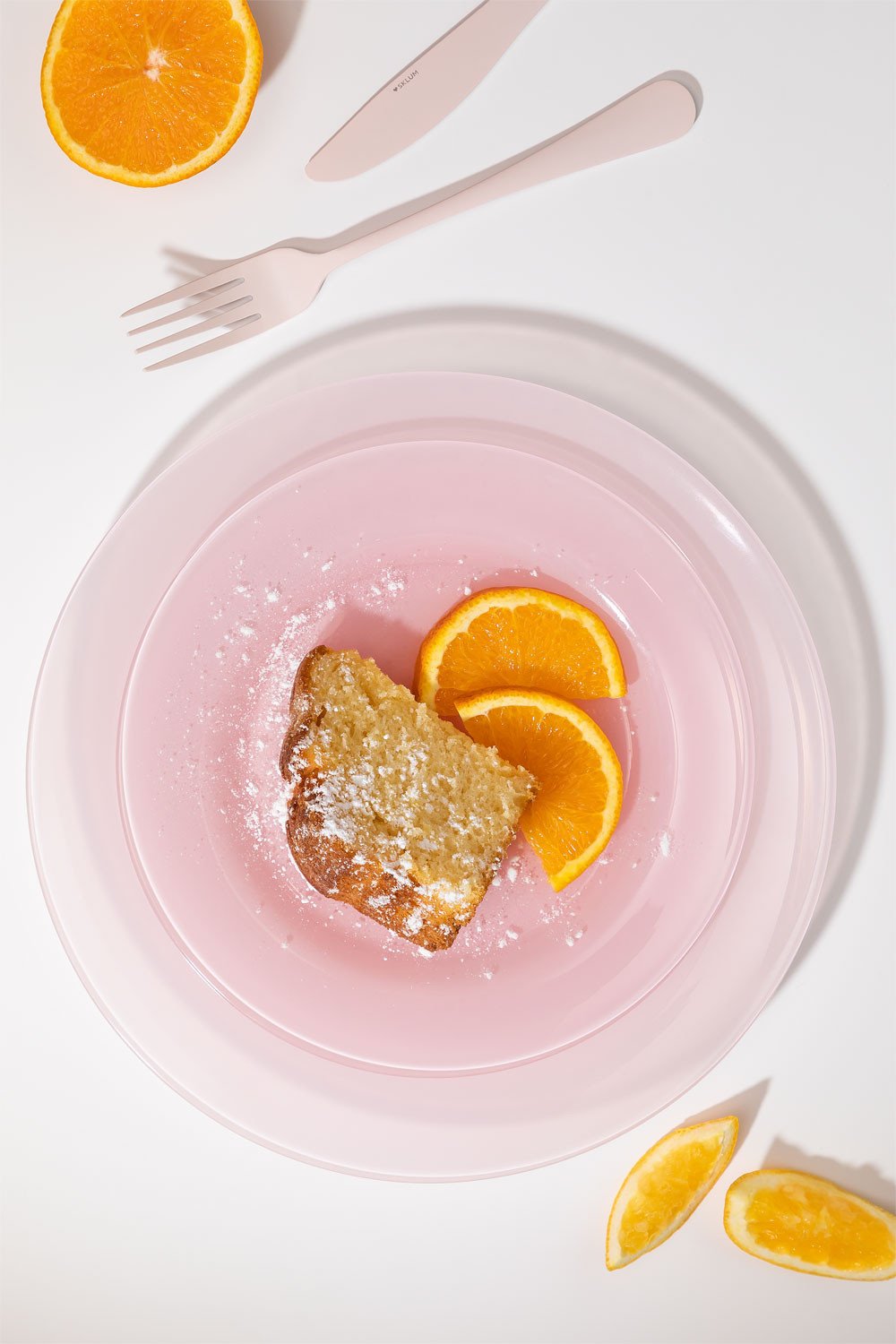 Lot de 4 assiettes à dessert en verre Ainara, image de la galerie 1690787