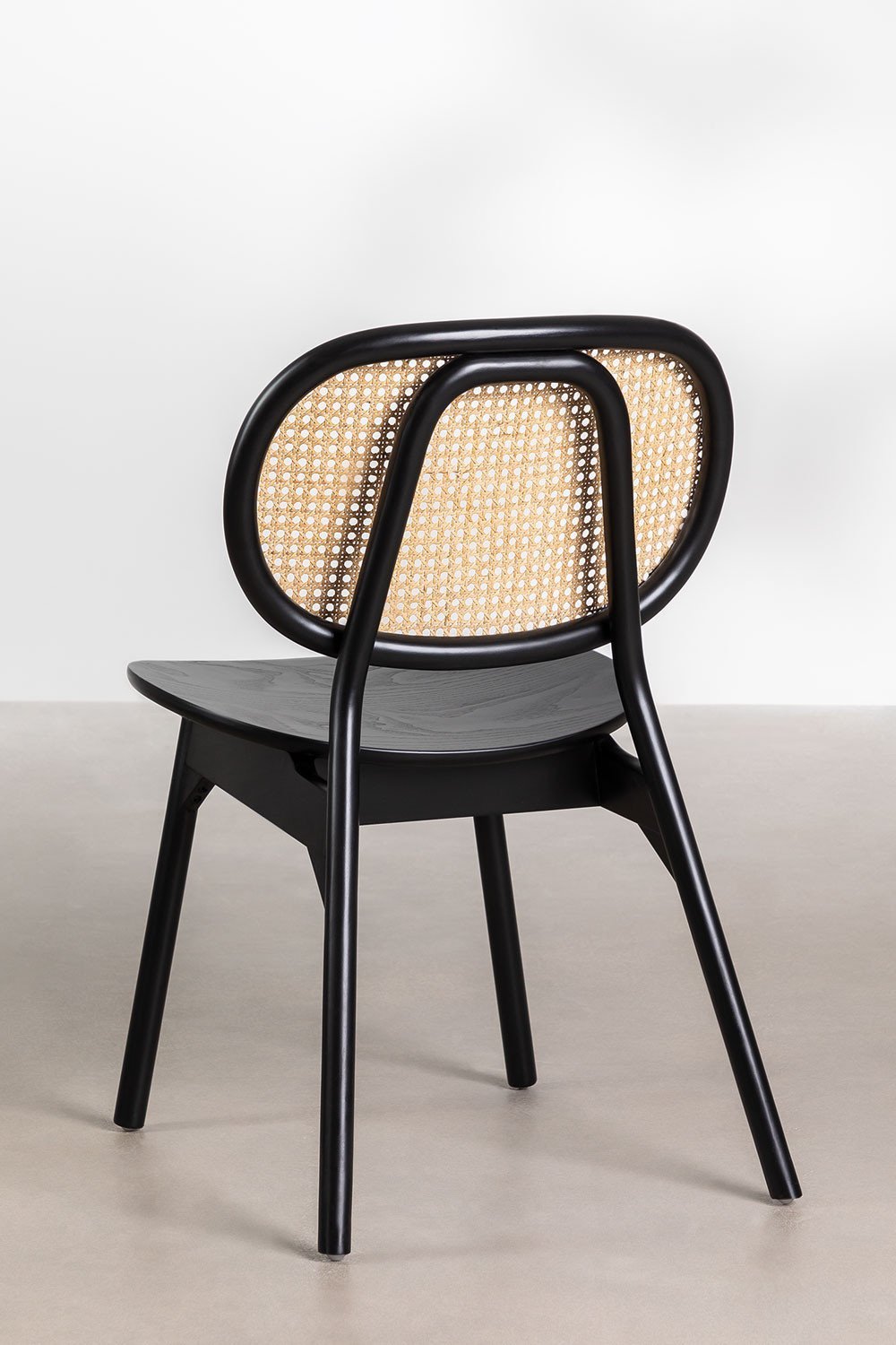 Chaise de salle à manger en bois de hêtre africain   , image de la galerie 3