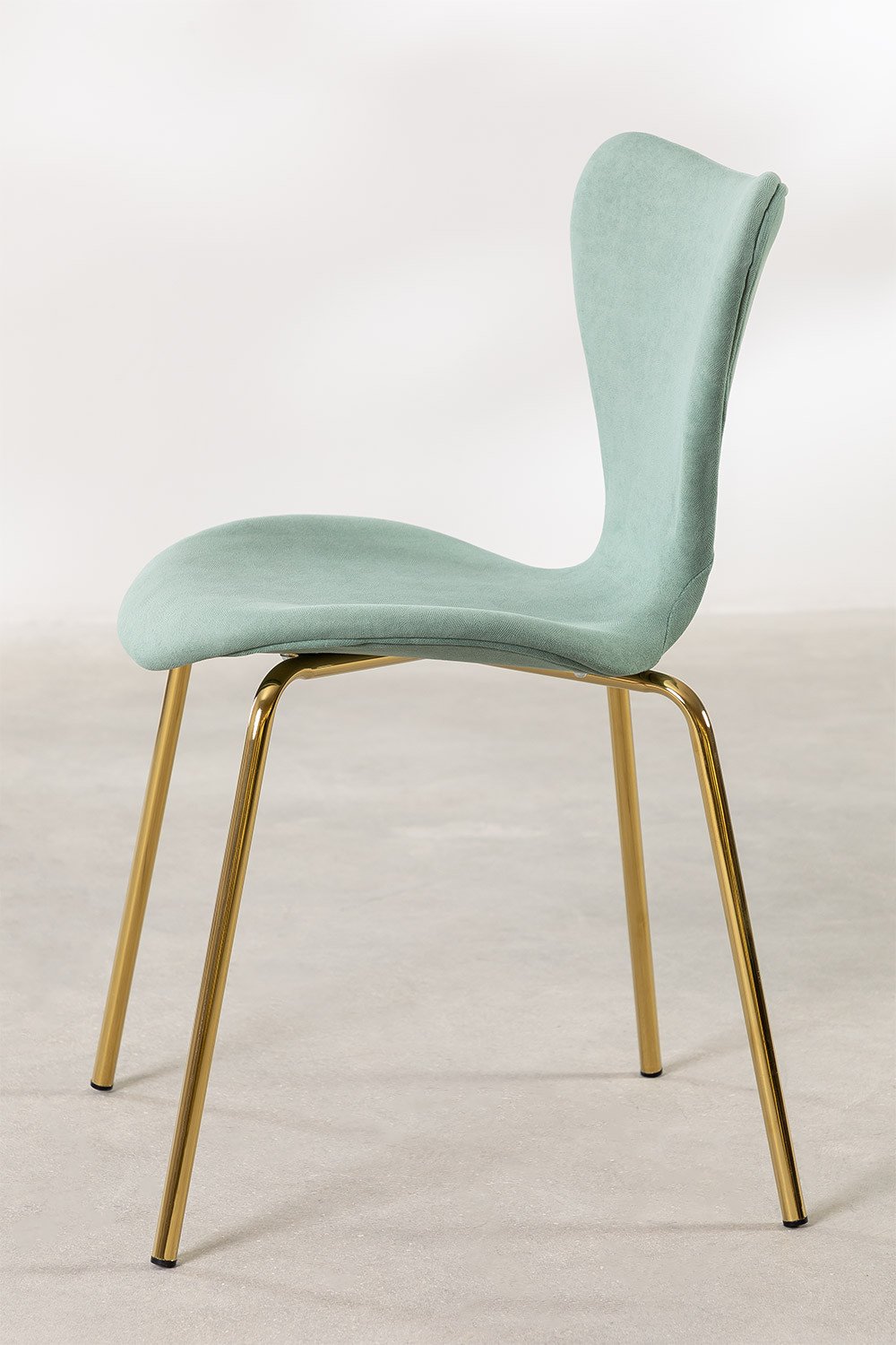 Chaise de salle à manger empilable rembourrée de style Uit, image de la galerie 1701910