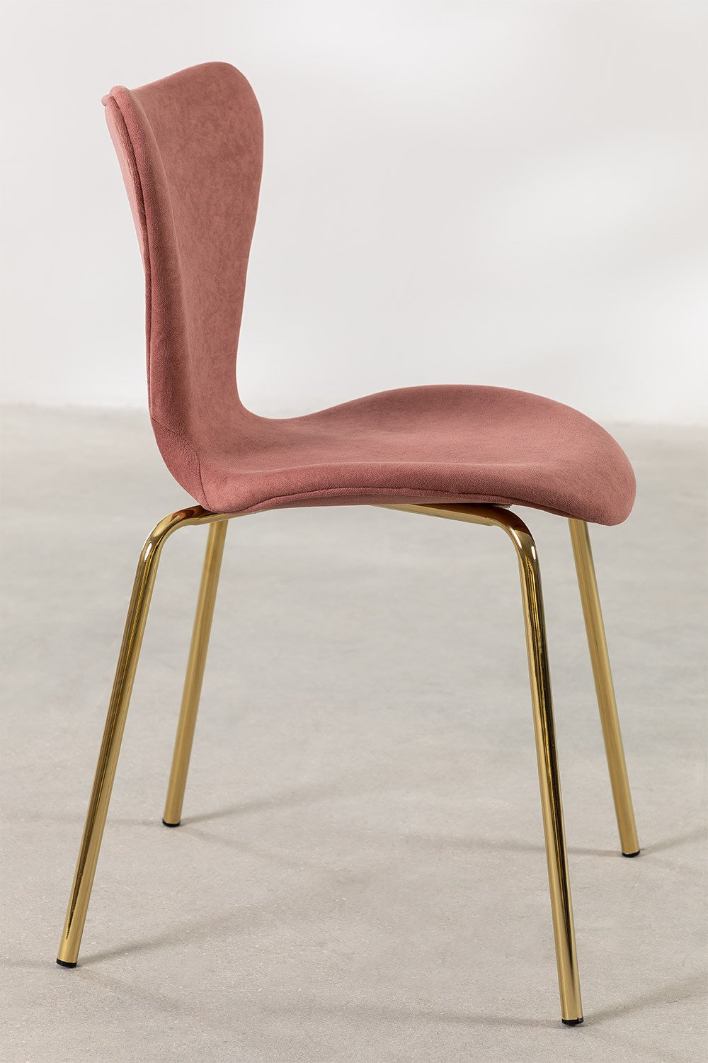 Chaise de salle à manger empilable rembourrée de style Uit, image de la galerie 1701973