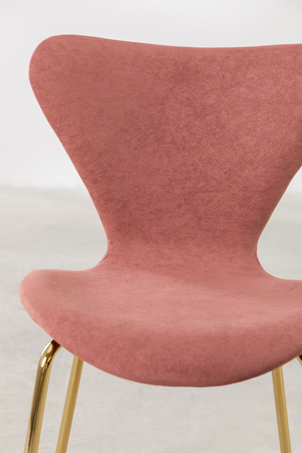 Chaise de salle à manger empilable rembourrée de style Uit, image de la galerie 1701987