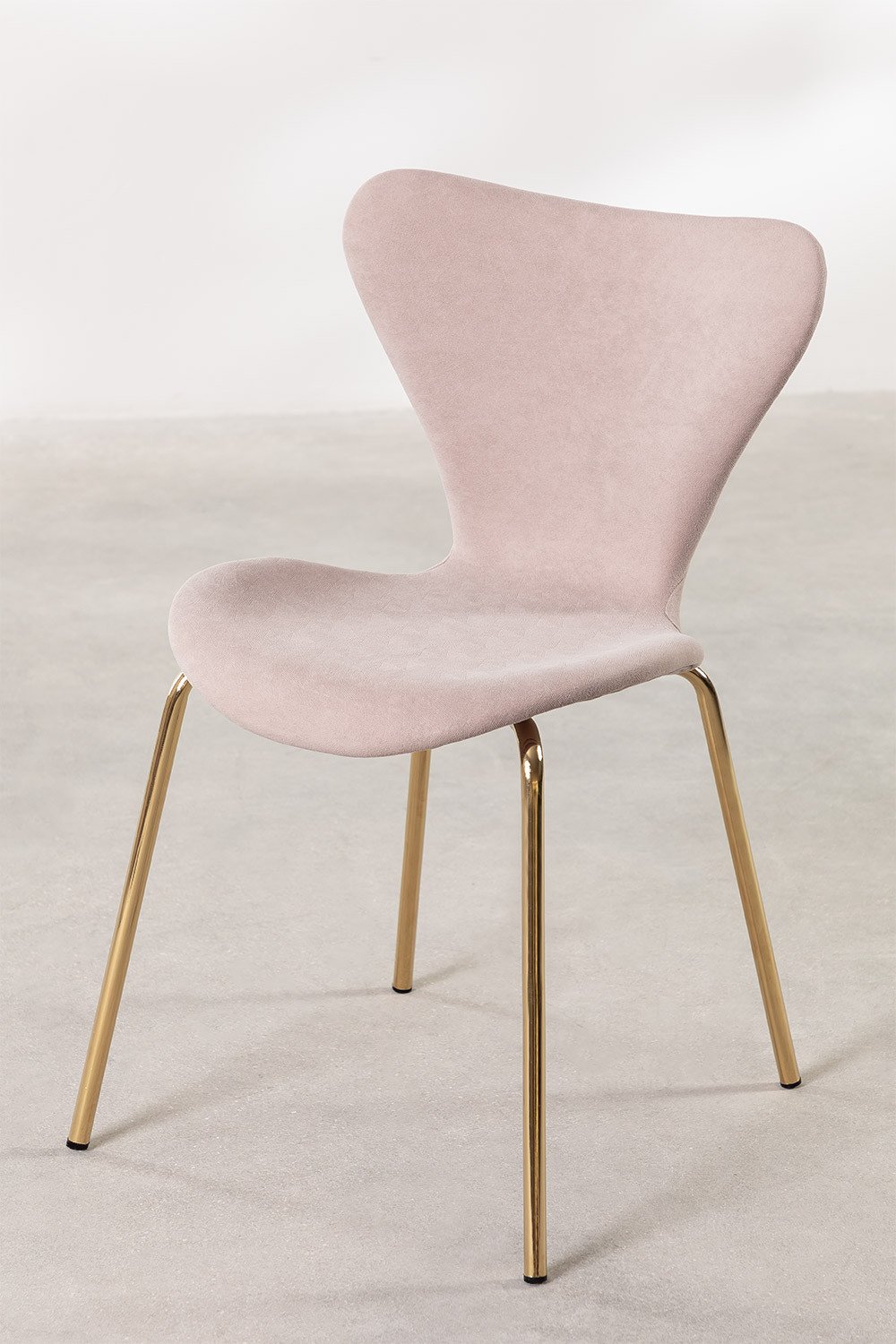 Chaise de salle à manger empilable rembourrée de style Uit, image de la galerie 1702007