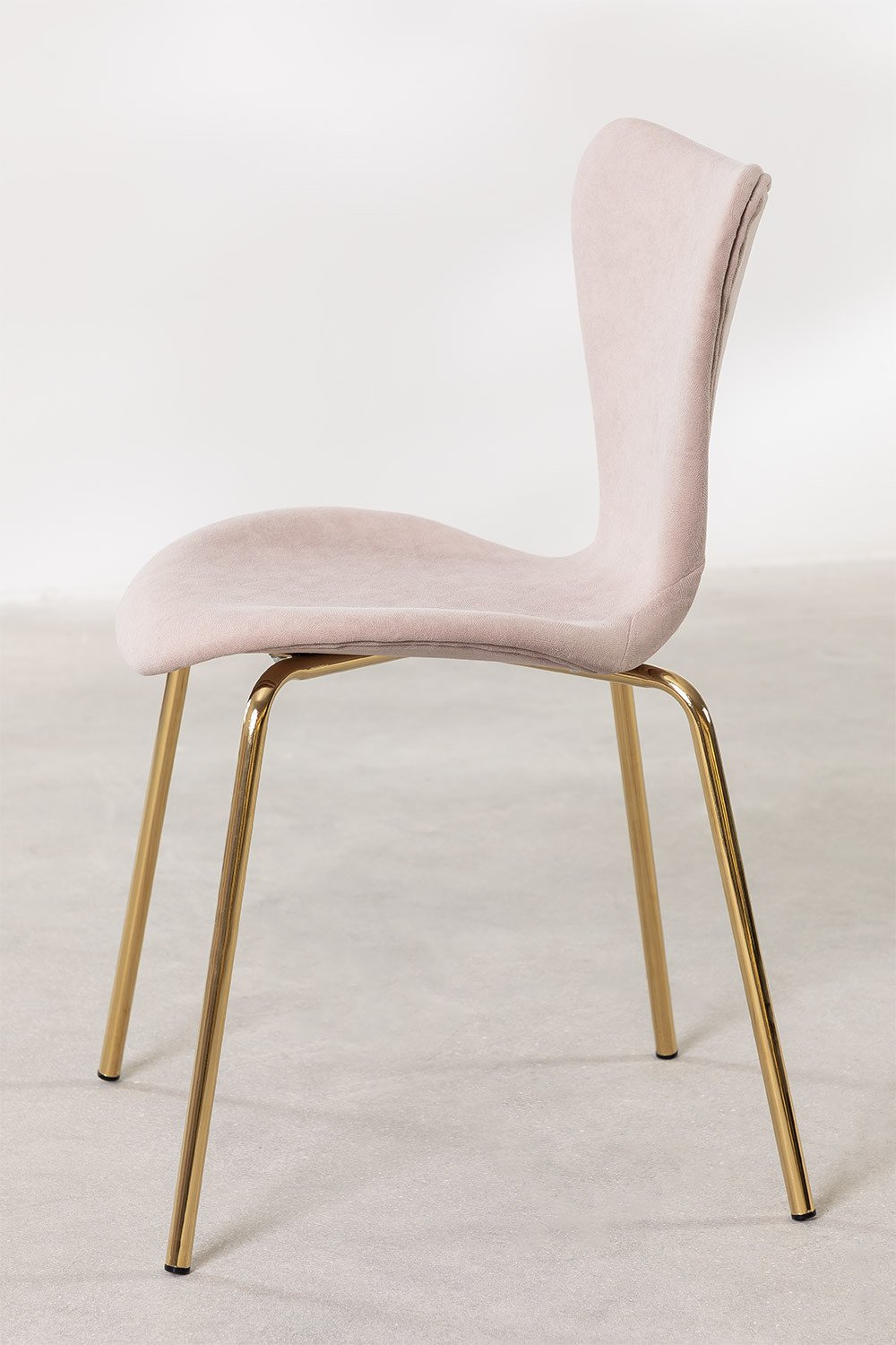 Chaise de salle à manger empilable rembourrée de style Uit, image de la galerie 1702014
