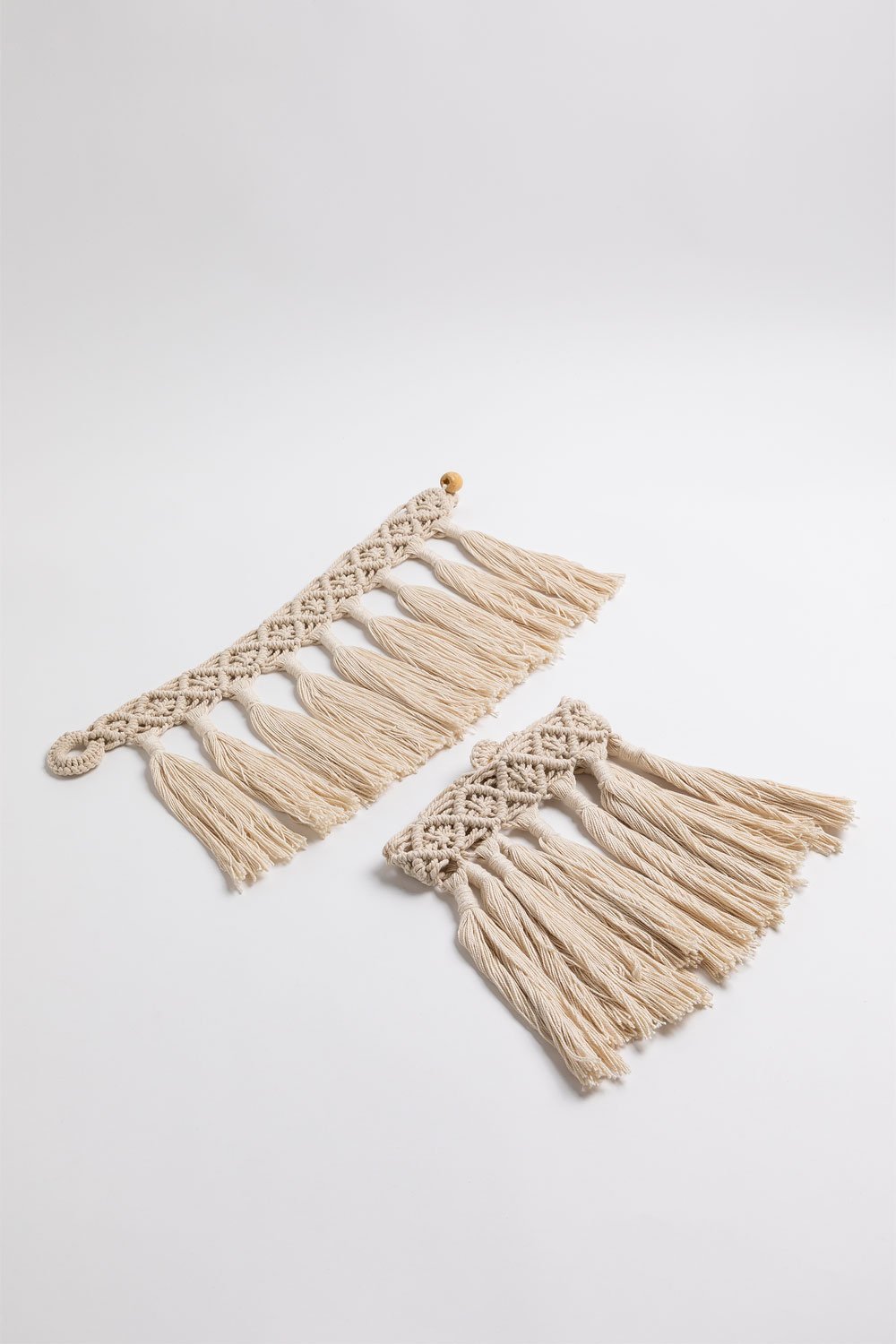 Set de 2 Embrasses pour Rideaux en Macramé Milena , image de la galerie 2