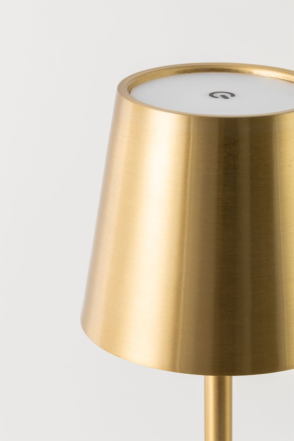 Lampe de table design dorée avec LED dimmable - Zina