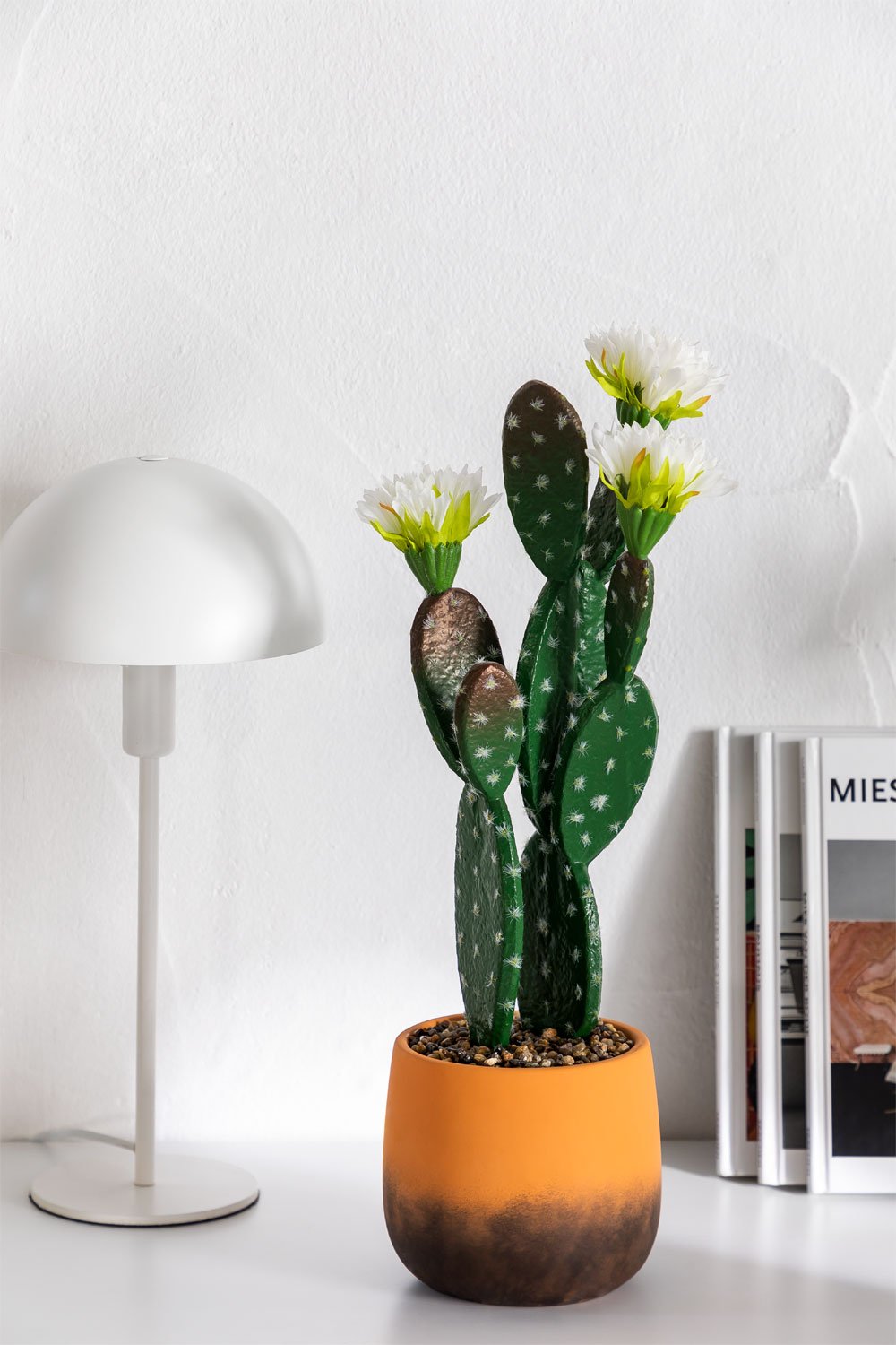 Cactus Artificiel avec Fleurs Cereus 51 cm, image de la galerie 1