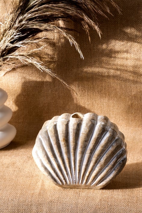 Vase en bois de manguier Mizoram