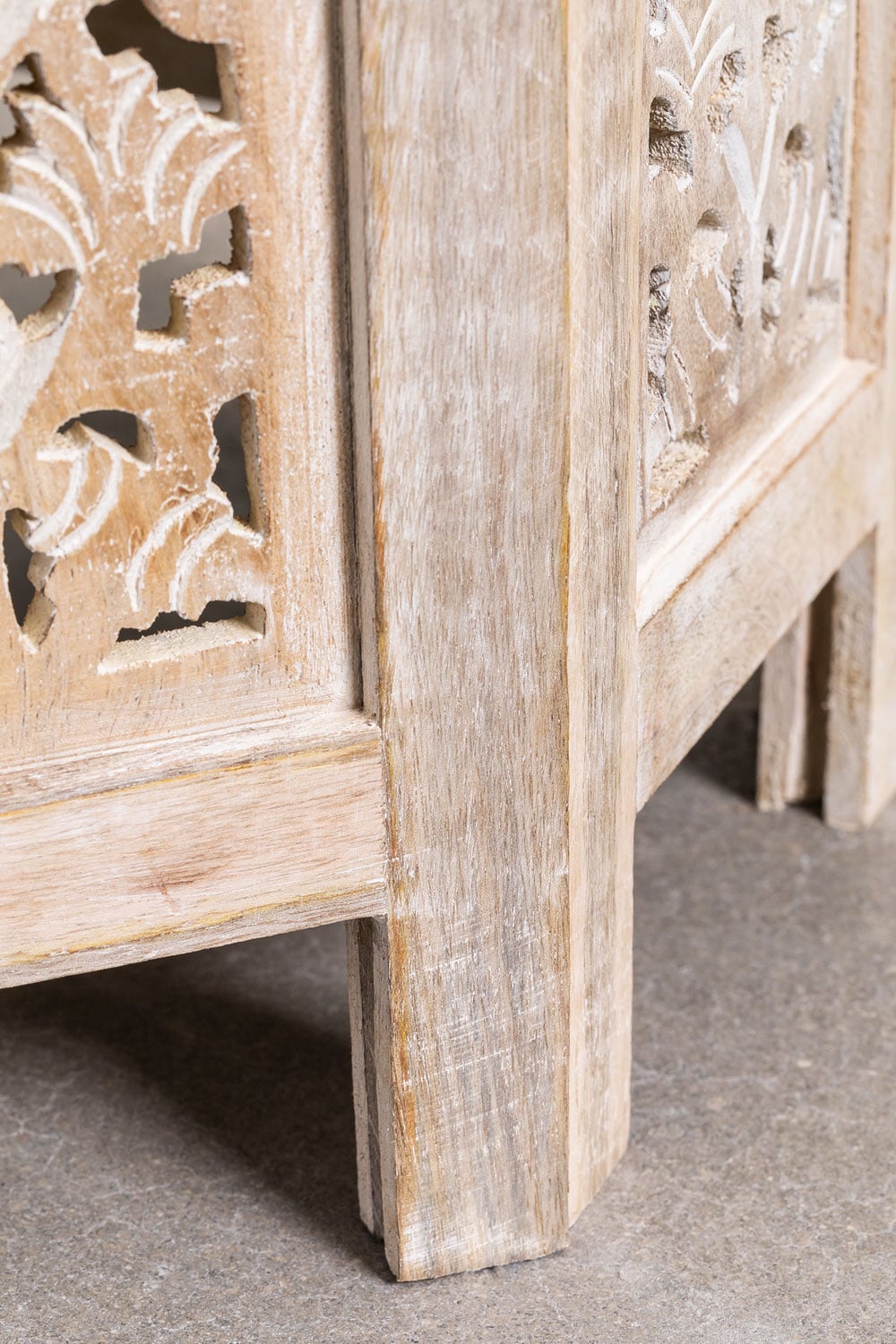 Table d'Appoint Pliante en Bois de Manguier (Ø44,5 cm) Kasira Design, image de la galerie 5