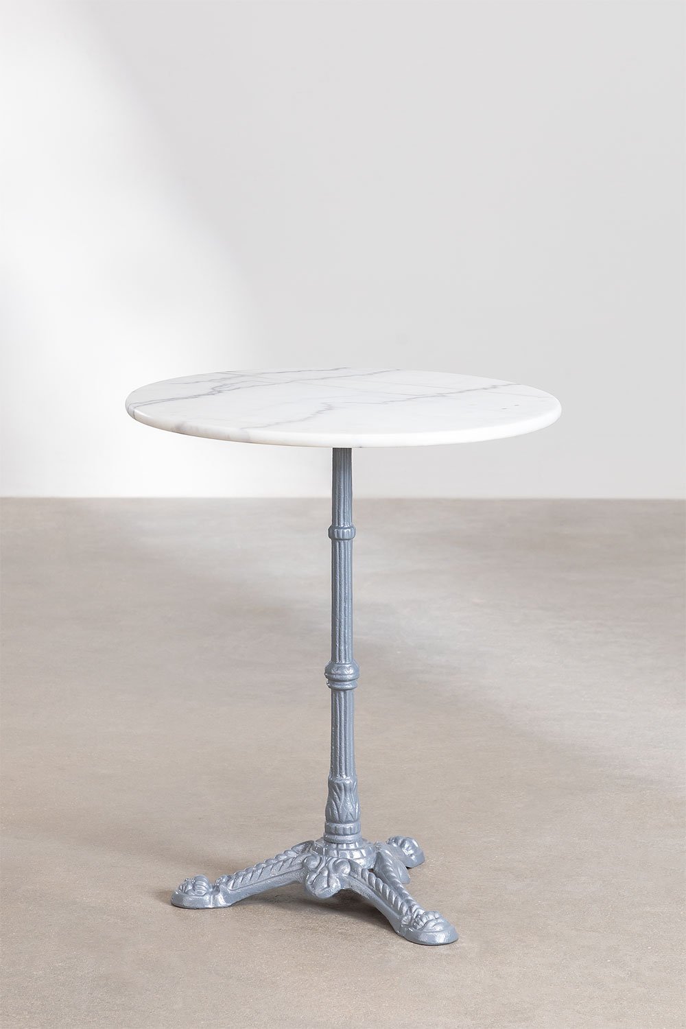 Table de Bar Ronde en Marbre Moka, image de la galerie 1