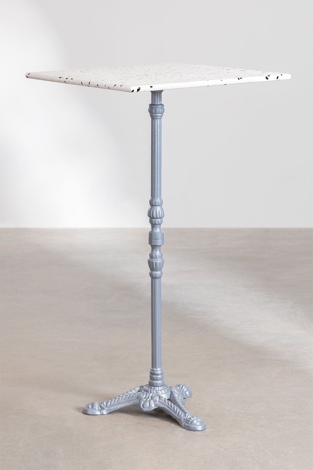 Table Haute Carrée en Terrazzo (60x60 cm) Volutto, image de la galerie 1