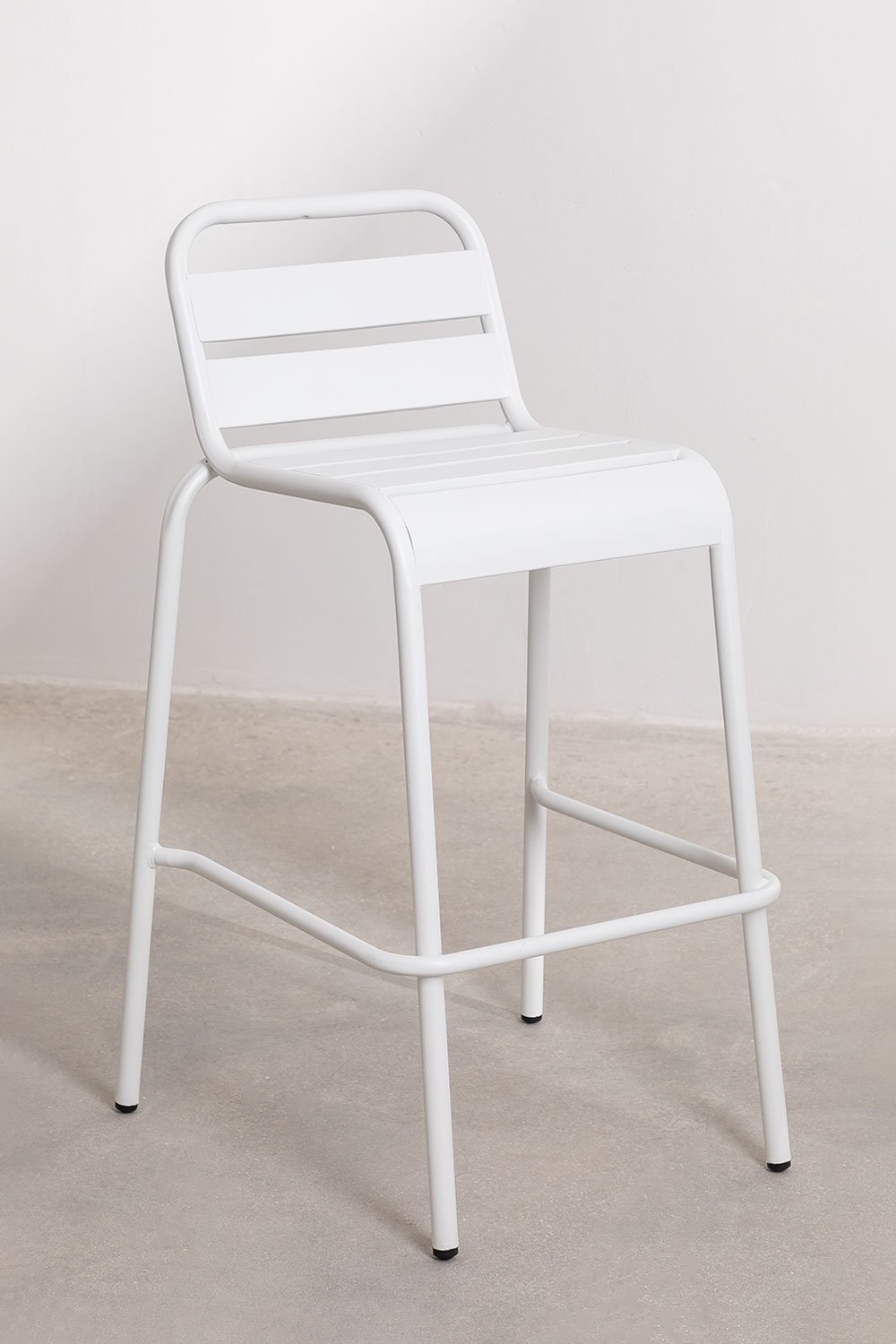 Tabouret d'extérieur haut empilable (76 cm) Janti, image de la galerie 2