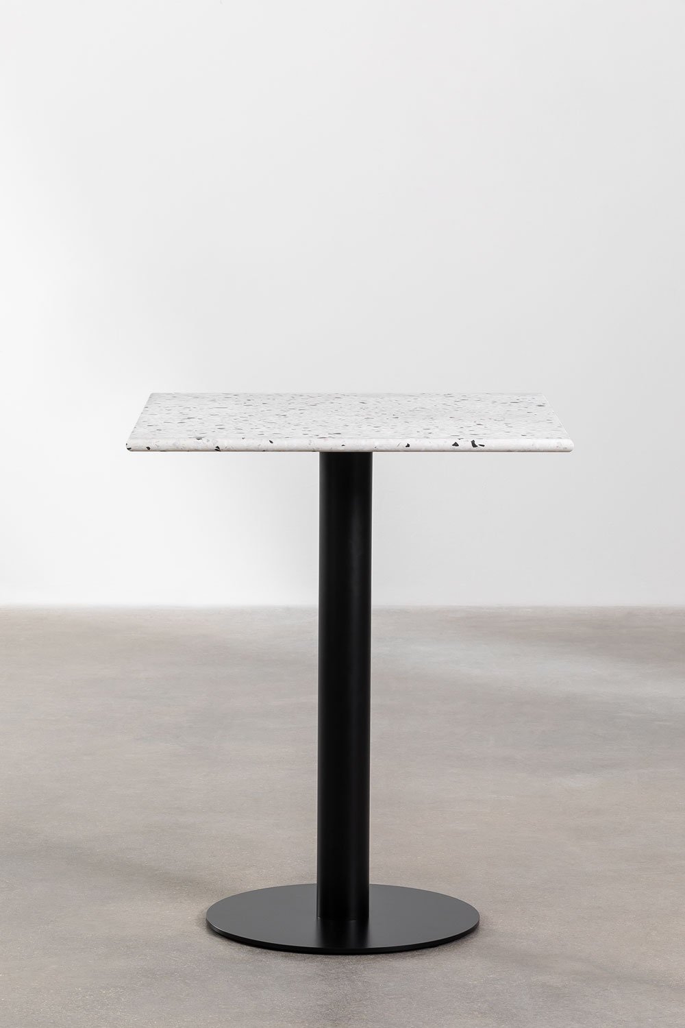 Table de Bar Carrée en Terrazzo (60x60 cm) Dolce, image de la galerie 2