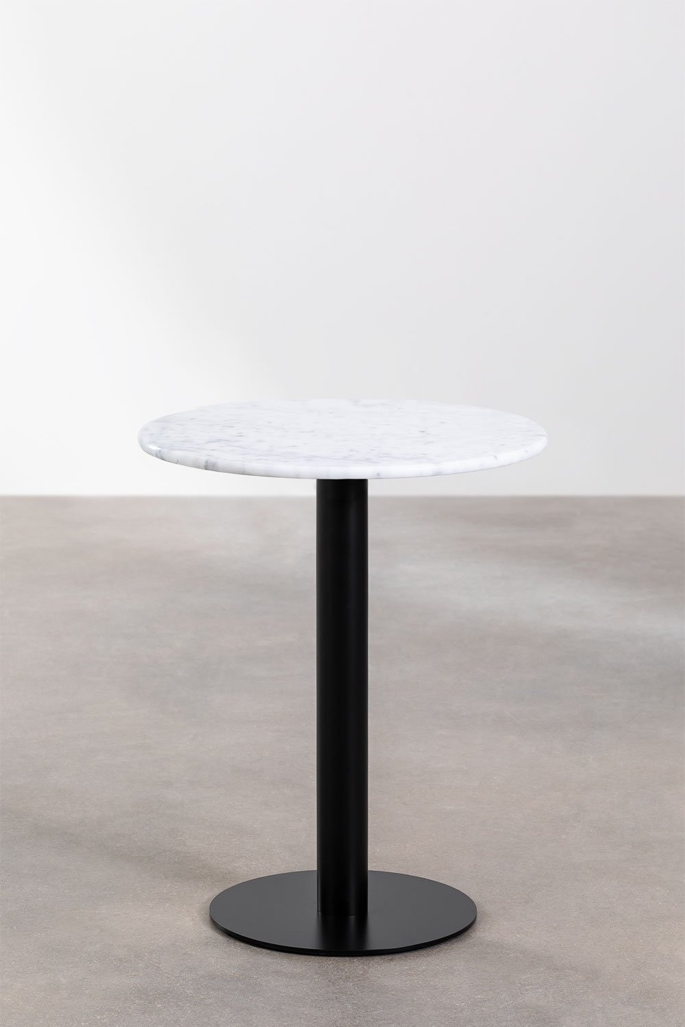Table de Bar Ronde en Marbre (Ø60 cm) Rocher, image de la galerie 1
