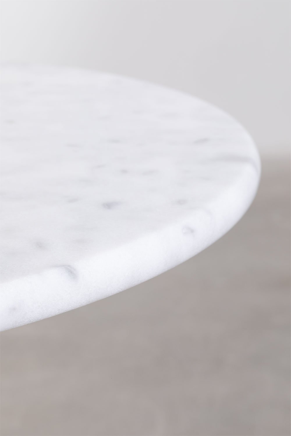 Table Haute de Bar Ronde en Marbre (Ø60 cm) Cosmopolitan, image de la galerie 2