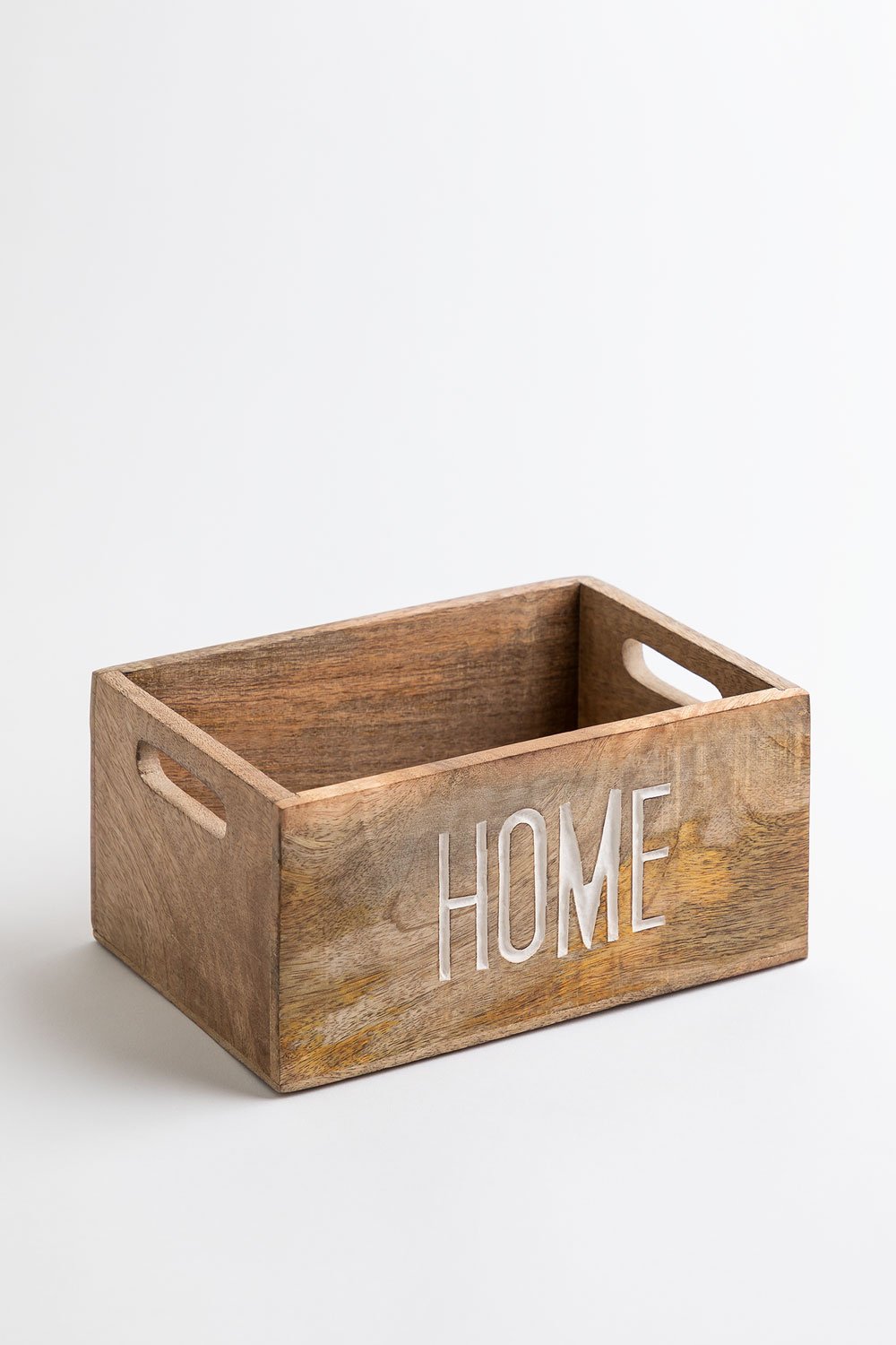 Lot de 2 boîtes de rangement Evelia en manguier    , image de la galerie 4