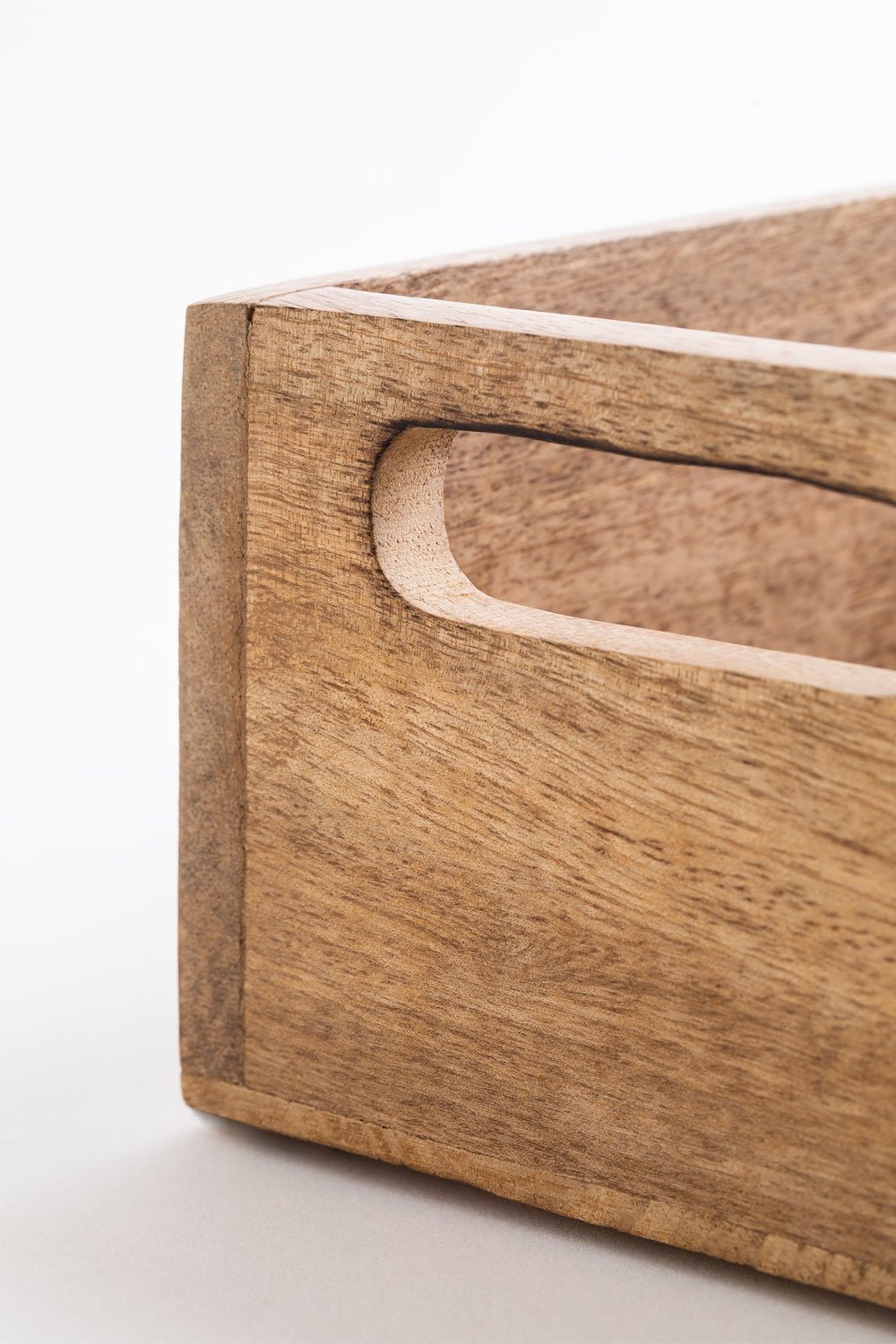 Lot de 2 boîtes de rangement Evelia en manguier    , image de la galerie 7