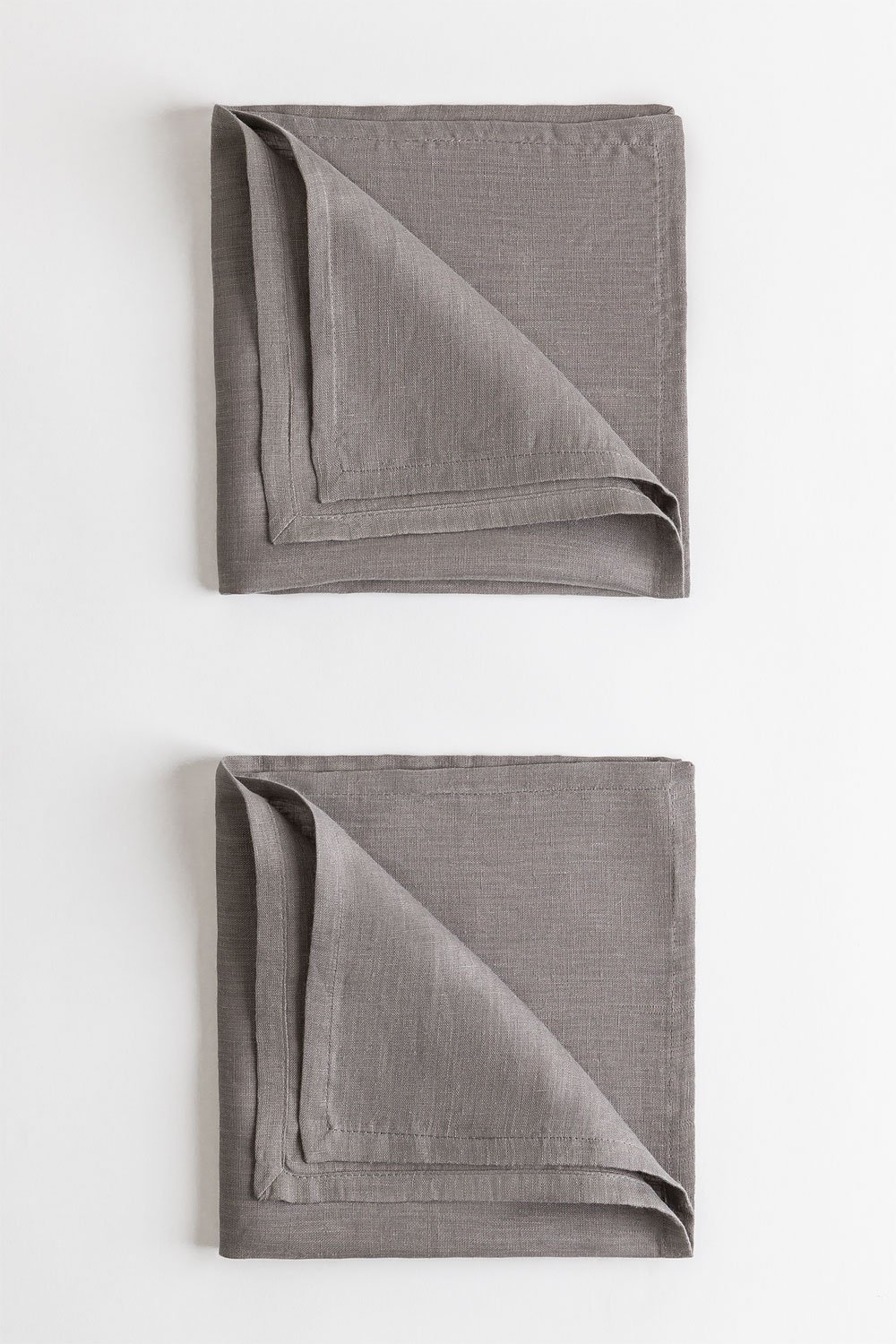 Lot de 2 serviettes en lin Zendan, image de la galerie 2