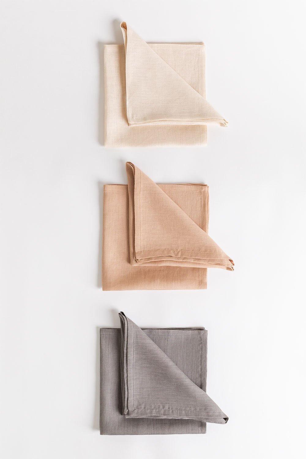 Set de 2 serviettes en lin Zendan, image de la galerie 7