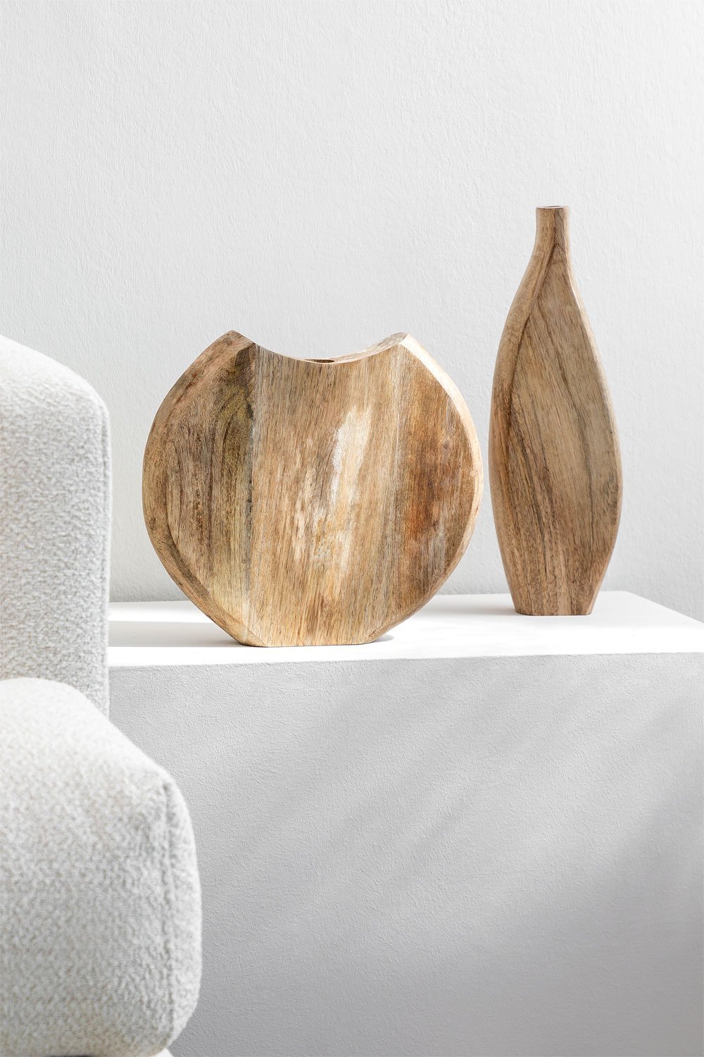 Vase en bois de manguier du Sikkim    , image de la galerie 8