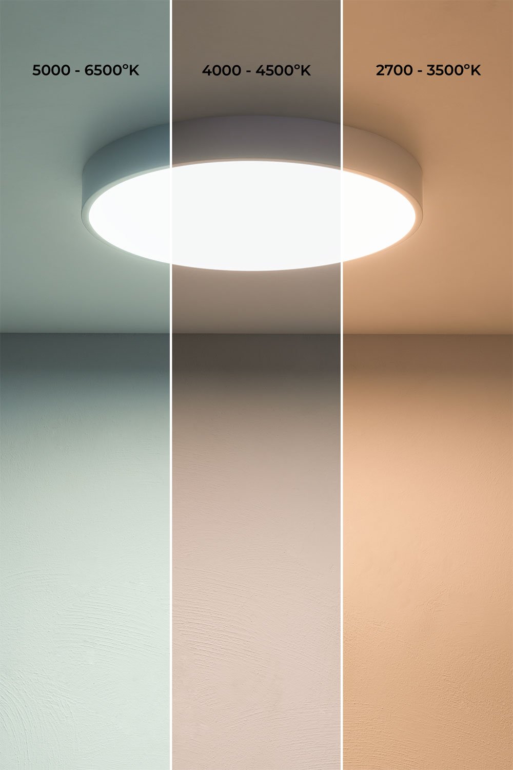 Plafonnier LED (Ø40 cm) Cosmin, image de la galerie 6