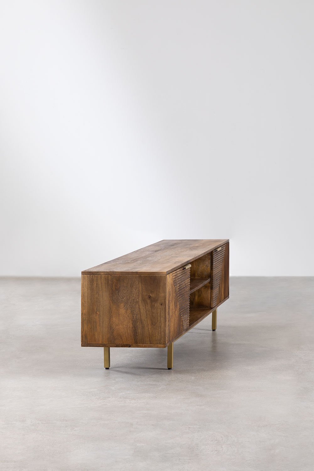 Meuble TV en bois de manguier Baty, image de la galerie 3