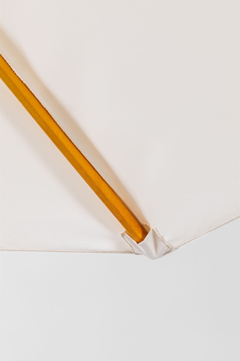 Parasol Ø290 cm en tissu et bois Cretas, image de la galerie 6