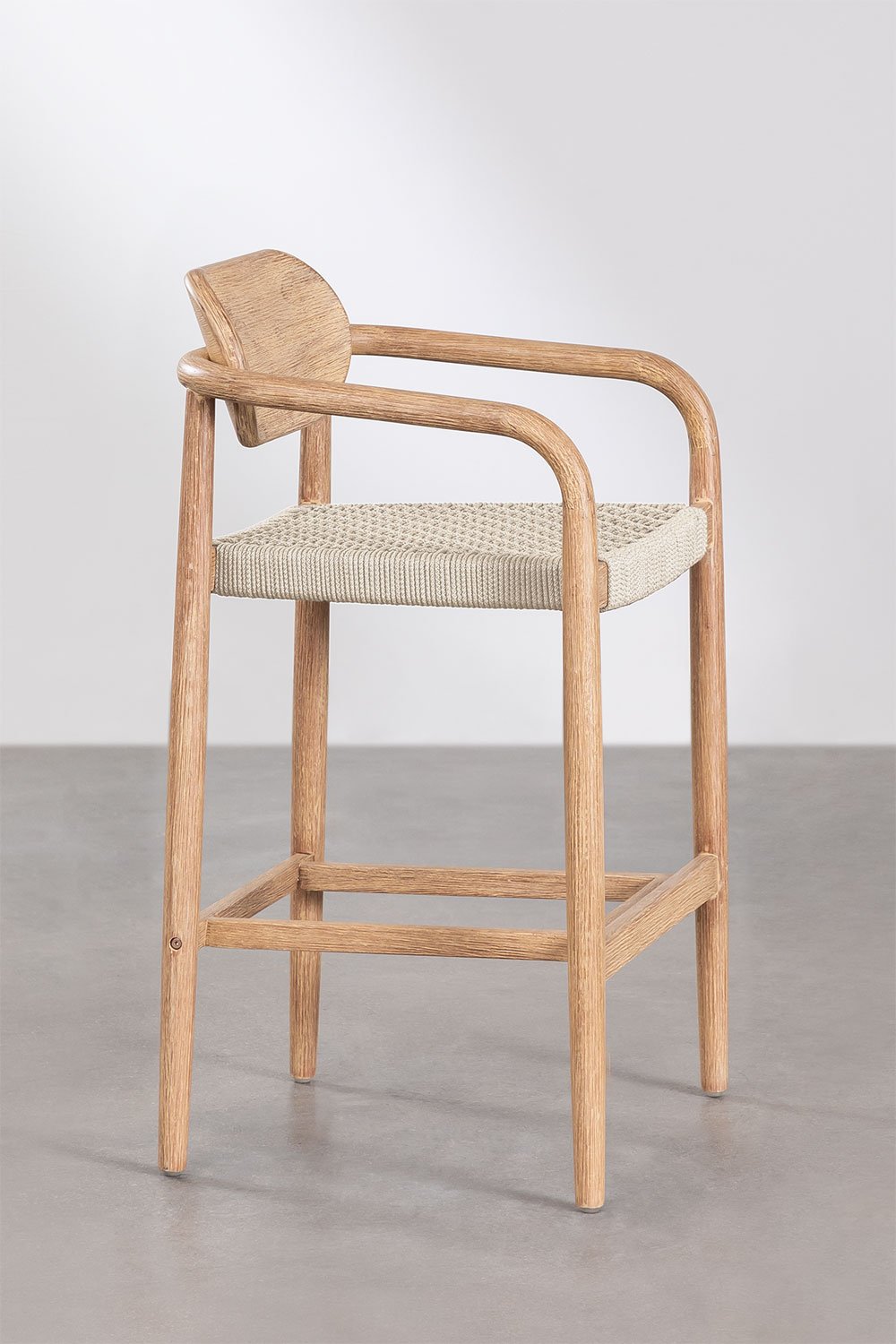 Tabouret haut en bois (66,5 cm) Naele, image de la galerie 2