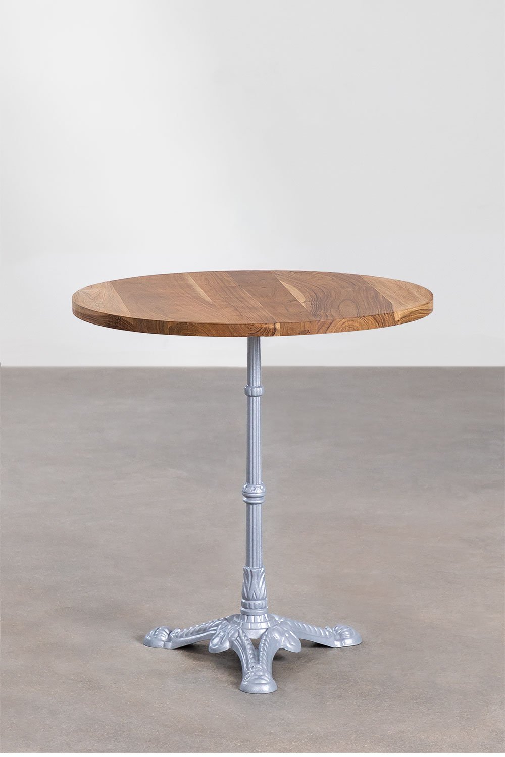 Table de Bar Ronde en Bois d'Acacia Vienna, image de la galerie 2