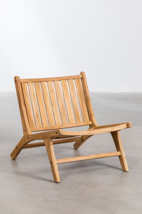 Fauteuil en bois de teck Caima - bois de teck