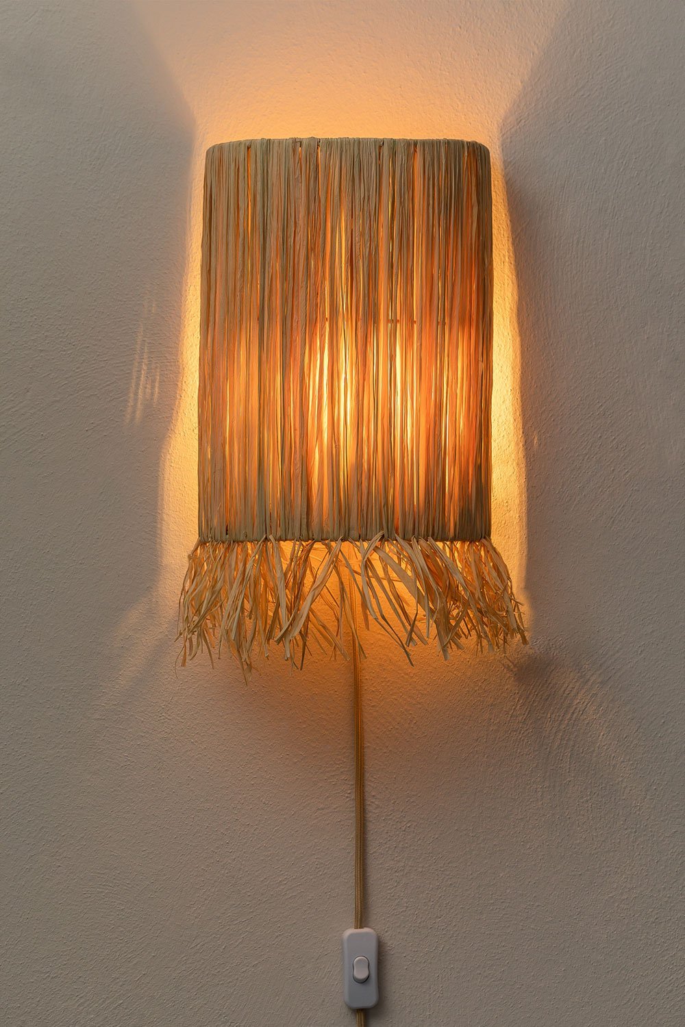 Lampe Murale en Raphia Bellver, image de la galerie 2