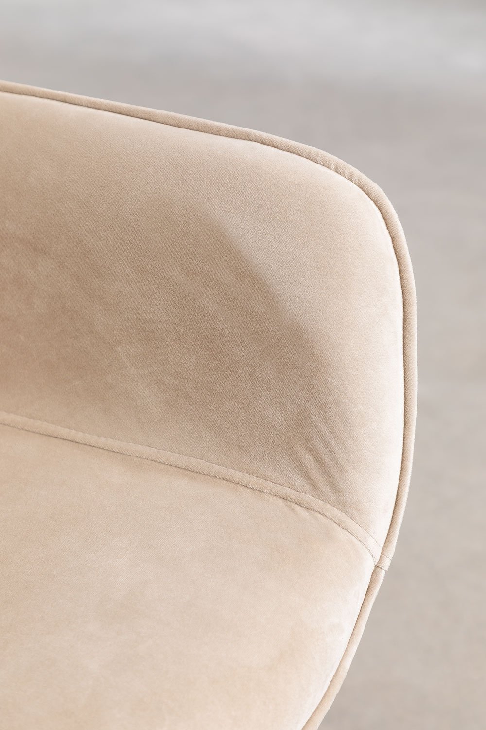 Chaise de salle à manger en velours Lucy, image de la galerie 5