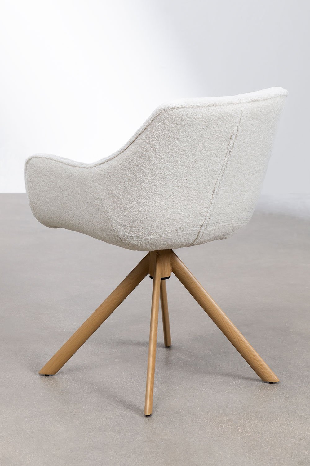 Lot de 2 chaises de salle à manger en chenille Lucy, image de la galerie 3