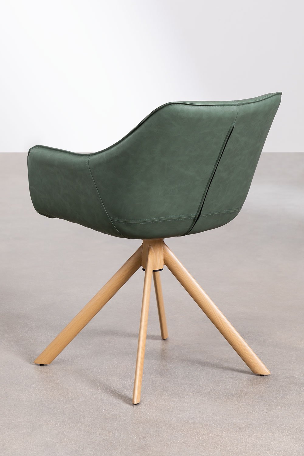 Chaise de salle à manger en similicuir Lucy, image de la galerie 3