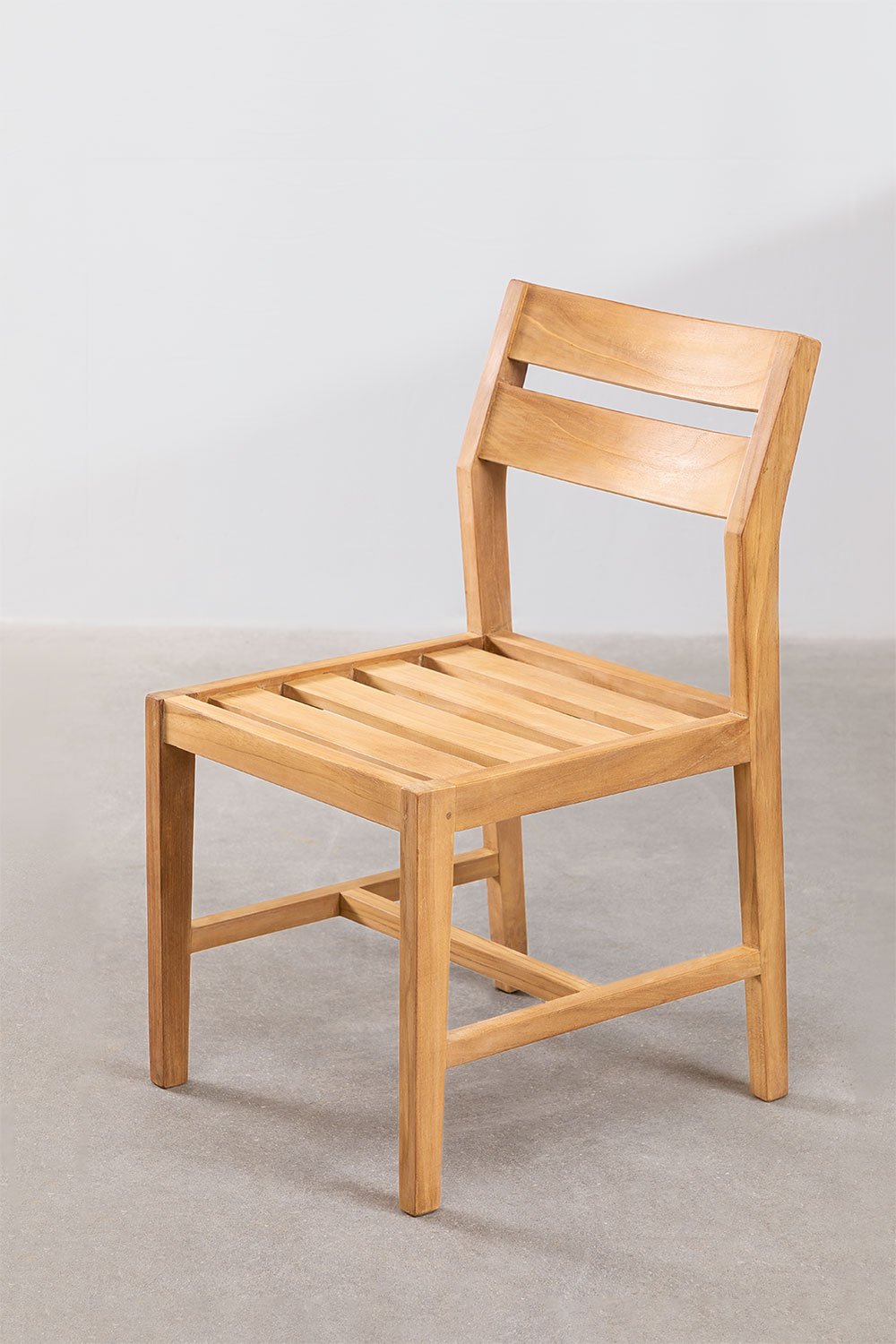 Chaise de jardin en bois de teck Yolen     , image de la galerie 2