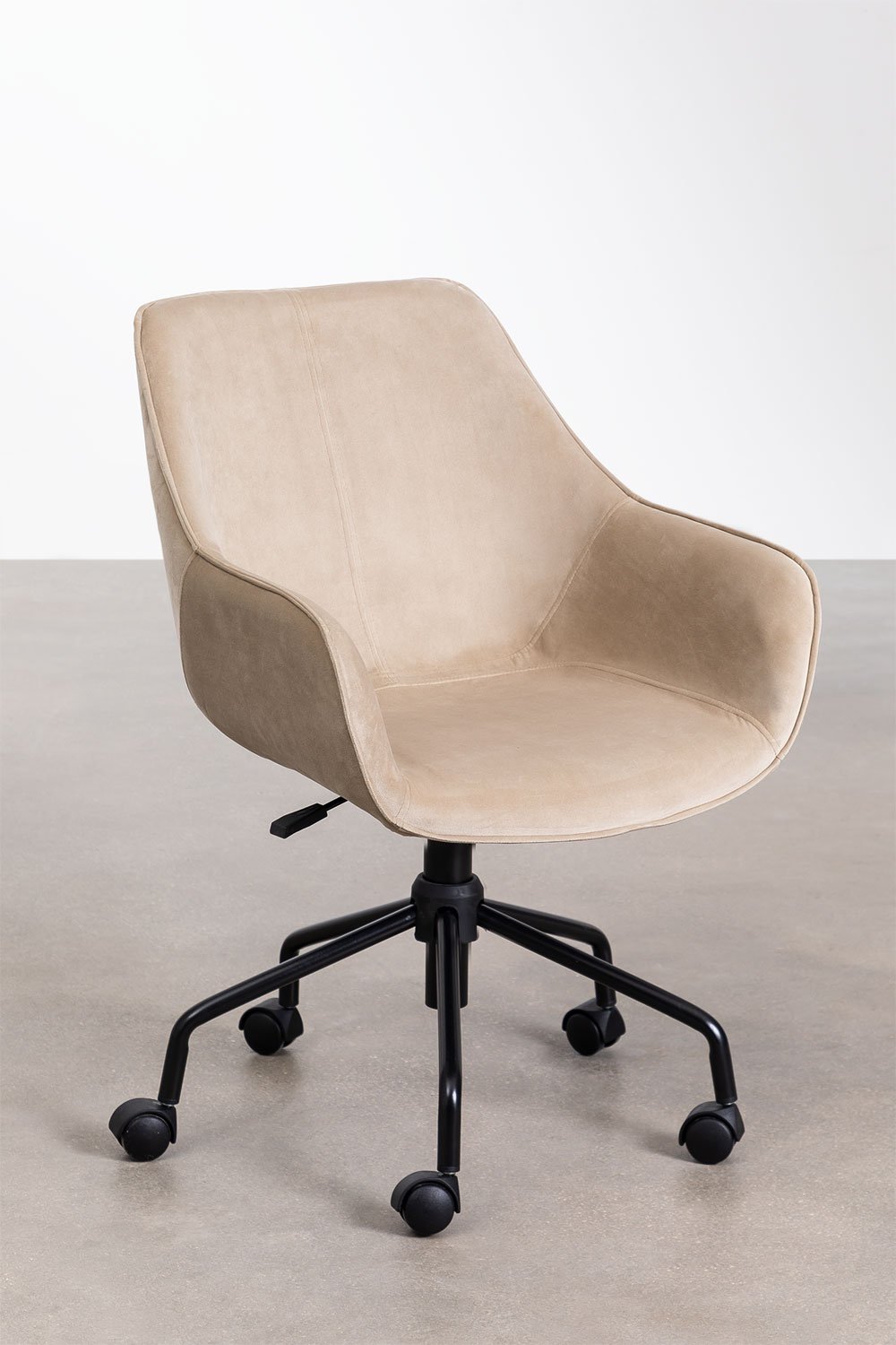 Chaise de Bureau en Velours Lucy, image de la galerie 1