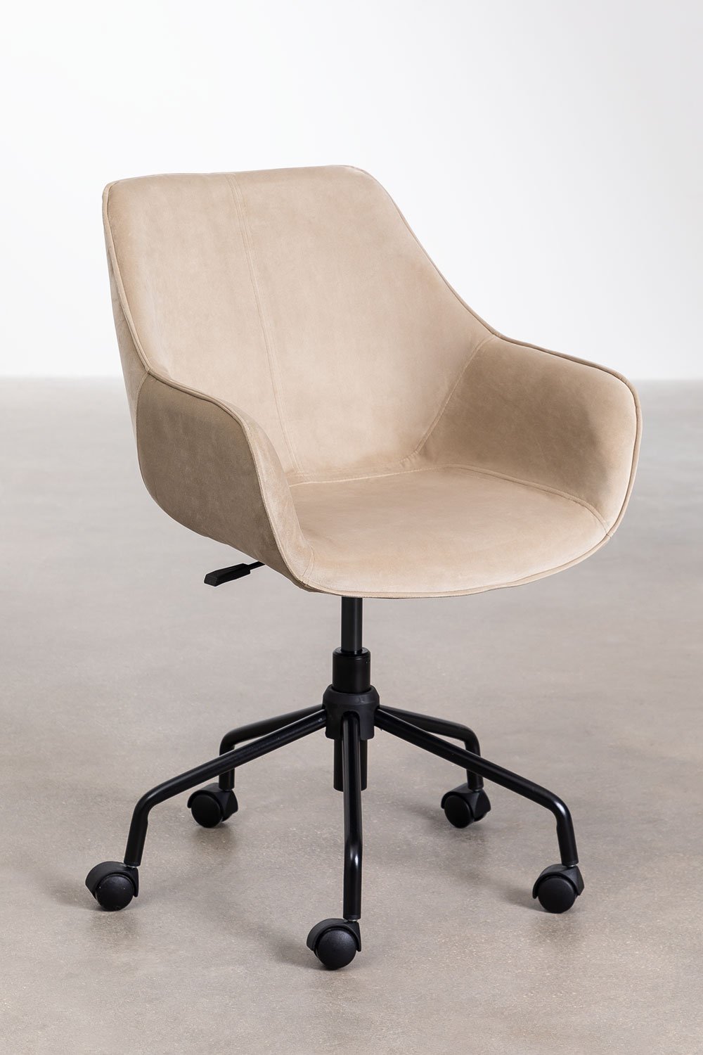 Chaise de Bureau en Velours Lucy, image de la galerie 2