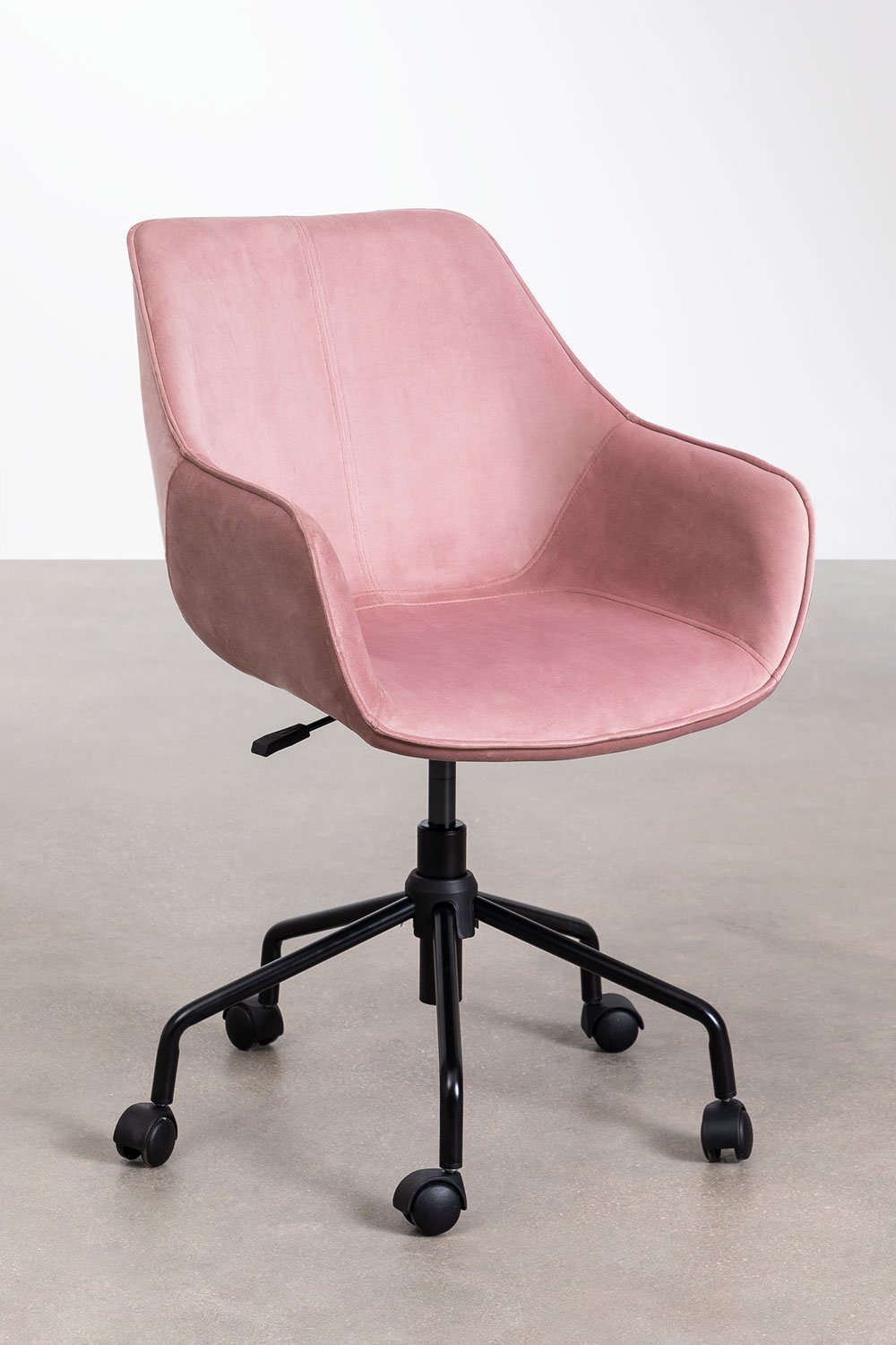 Chaise de Bureau en Velours Lucy, image de la galerie 2