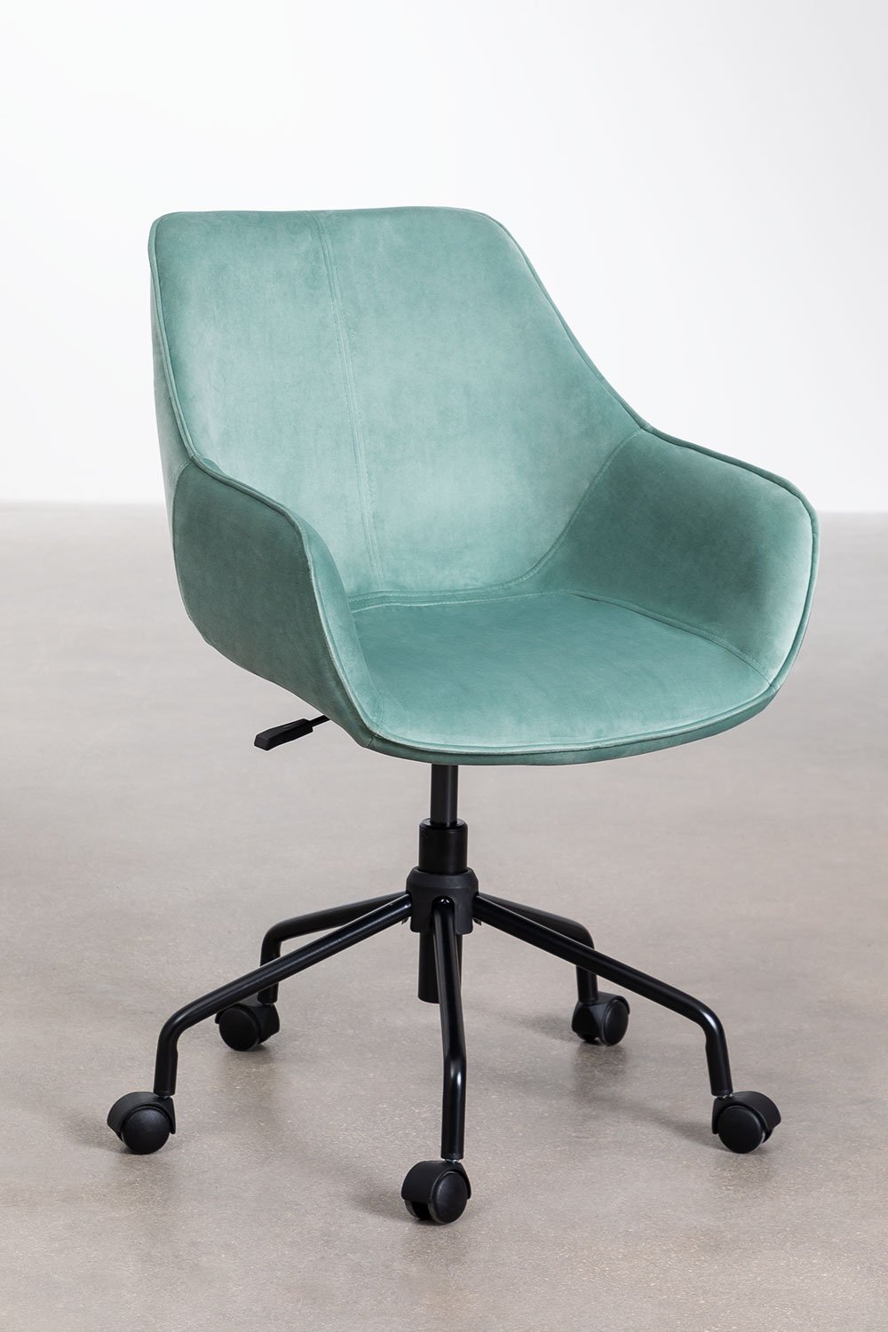 Chaise de Bureau en Velours Lucy, image de la galerie 2